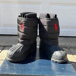 Ralph Lauren Polo Kid’s Black Vancouver Snow Boots